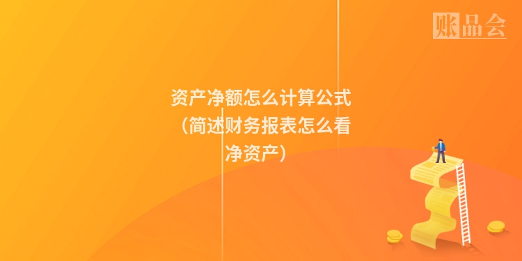 资产净额怎么计算公式（简述财务报表怎么看净资产）