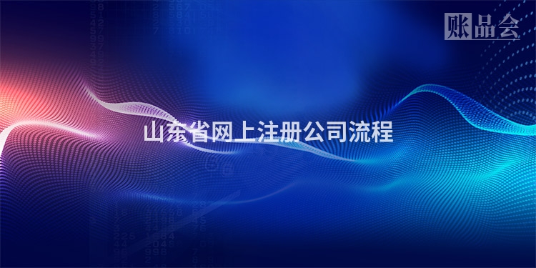 山东省网上注册公司流程